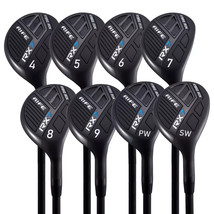 Women&#39;s Rife Golf RX7 Hybrid Irons Set #4-SW Lady Flex Graphite Right Handed - £276.54 GBP