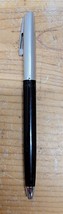 Vintage Sheaffer&#39;s Black &amp; Silvertone Ballpoint Pen Ink is Dry - £14.79 GBP