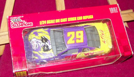 diescast/racing/nascar/racing champions {steven grissom no 29 wcw car} - £19.57 GBP