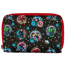 Marvel Comics Avengers Floral Tattoo Zip Purse - £44.50 GBP