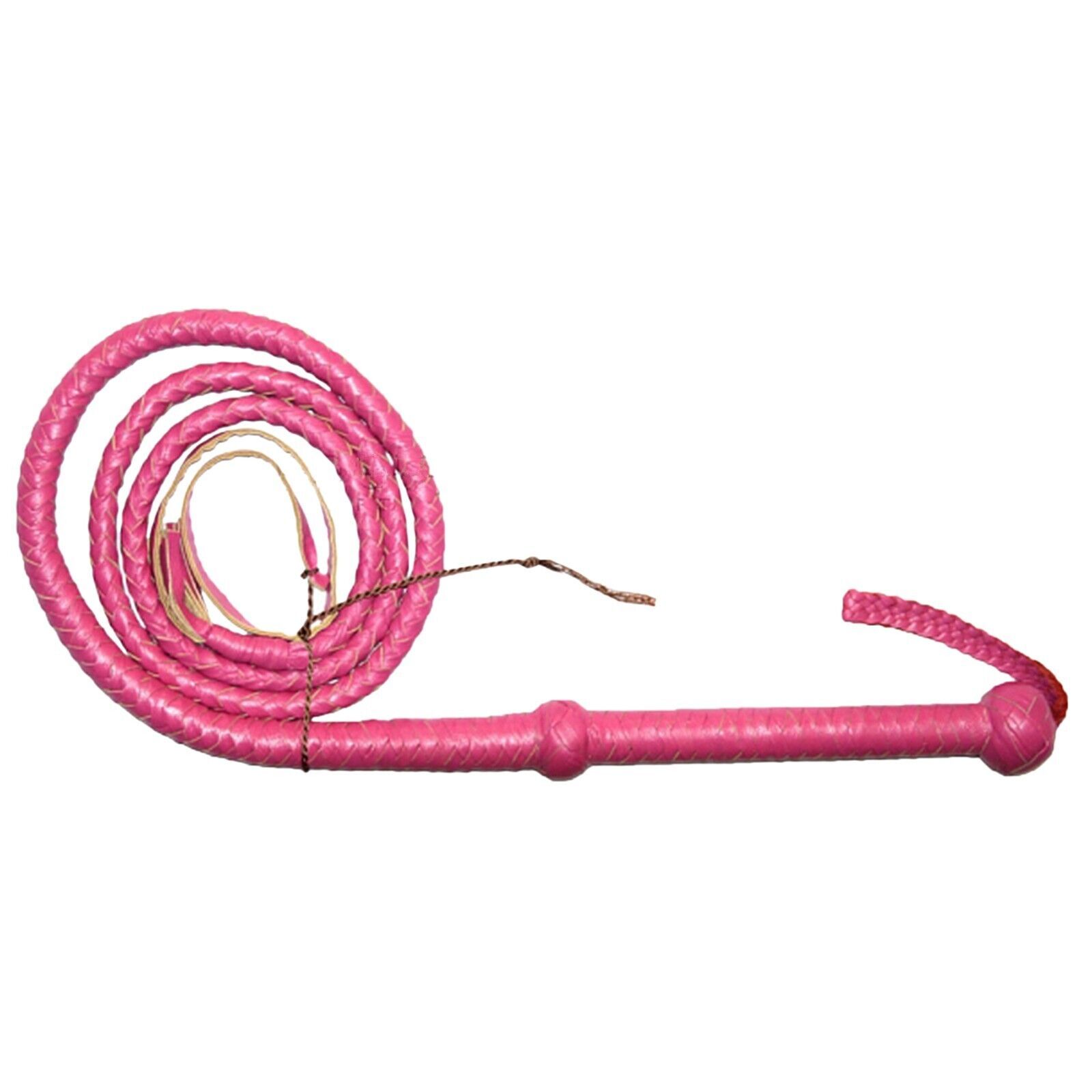 Stock Whips Cow Leather 6 Feet Long 12 Plaits Bull Whip Heavy Duty Whip ... - $28.97