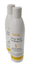 Set of 2 GiGi post wax cooling gel; skin freshener; 8fl.oz x 2; for unisex. - £14.30 GBP