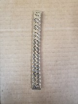 Kreisler Stainless gold fill Stretch link 1970s Vintage Watch Band Nos W86 - £44.02 GBP