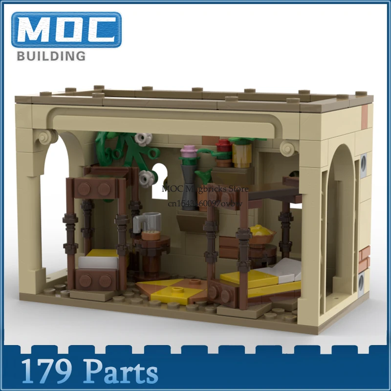 Must-Have | 179PCS - Movie Series Yellow Common Room And Dorms MOC Build... - $31.93