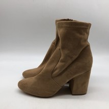 Madden Girl Womens Rapidd Sand Heels Dress Boots Shoes Size 9 M - £11.68 GBP