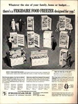 1960 Frigidaire Food Freezer No Frost Defrost Refrigeration Vintage Print Ad b9 - £20.74 GBP