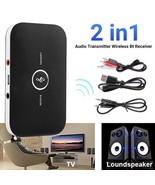 Transmitter Wireless Bluetooth Receiver 3.5MM RCA Music HIFI Adapter 2 i... - $320.24 MXN