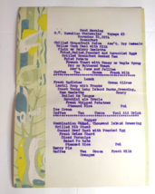 Set 4 SS Hawaiian Wholesaler Menus. 1954 - $67.81