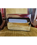 VTG Georgia Pacific Mornap Chrome &amp; Black Double Sided Napkin Holder Dis... - $40.55 CAD