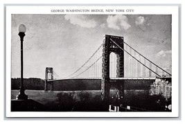 George Washington Bridge New York City NYC NY UNP East West Pub WB Postcard XA4 - $3.91