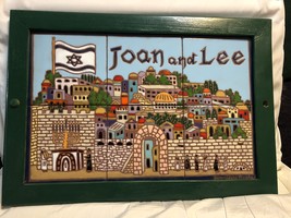 Framed and Signed Tiles by Jennifer Roche - £113.55 GBP