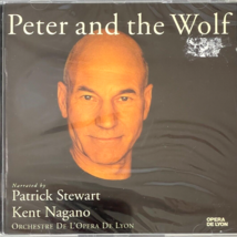 Patrick Stewart Peter &amp; the Wolf CD 1994 Germany Sergei Prokofiev Claude Debussy - £10.61 GBP