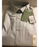 New Men&#39;s Small Long Sleeve Gray Dress Shirt - $22.46