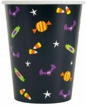Cat and Pumpkin Halloween 8 Ct 9 oz Hot Cold Cups - $3.46