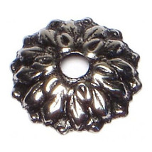 3/4&quot; Antique Silver Rosettes (8 pcs.) - $16.86