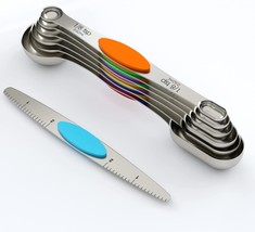 304 Stainless Steel Magnetic Measuring Spoons Set - £20.77 GBP