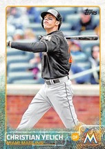 2015 Topps #178 Christian Yelich Miami Marlins ⚾ - £0.70 GBP