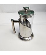 CrioBru Brewed Cacao French Press 8&quot; Tall x 4&quot; wide Glass &amp; Metal Coffee... - €12,03 EUR