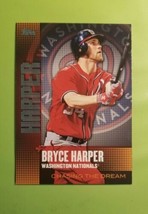 2013 Topps Chasing The Dream Bryce Harper Washington Nationals CD-1 FREE SHIP - £2.36 GBP