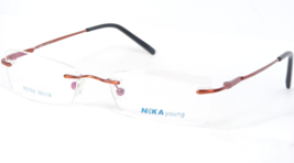 Nika Young Eyewear R3150 C430 Copper Orange Eyeglasses Glasses 50-18-140mm - £45.75 GBP