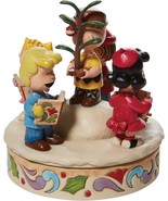 Peanuts-Gang Caroling Around the Christmas Tree Figurine by Jim Shore En... - $1,801.77 MXN