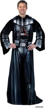 Star Wars Comfy Throw Blanket With Sleeves, Adult-48 X 71, Being Darth V... - $55.99
