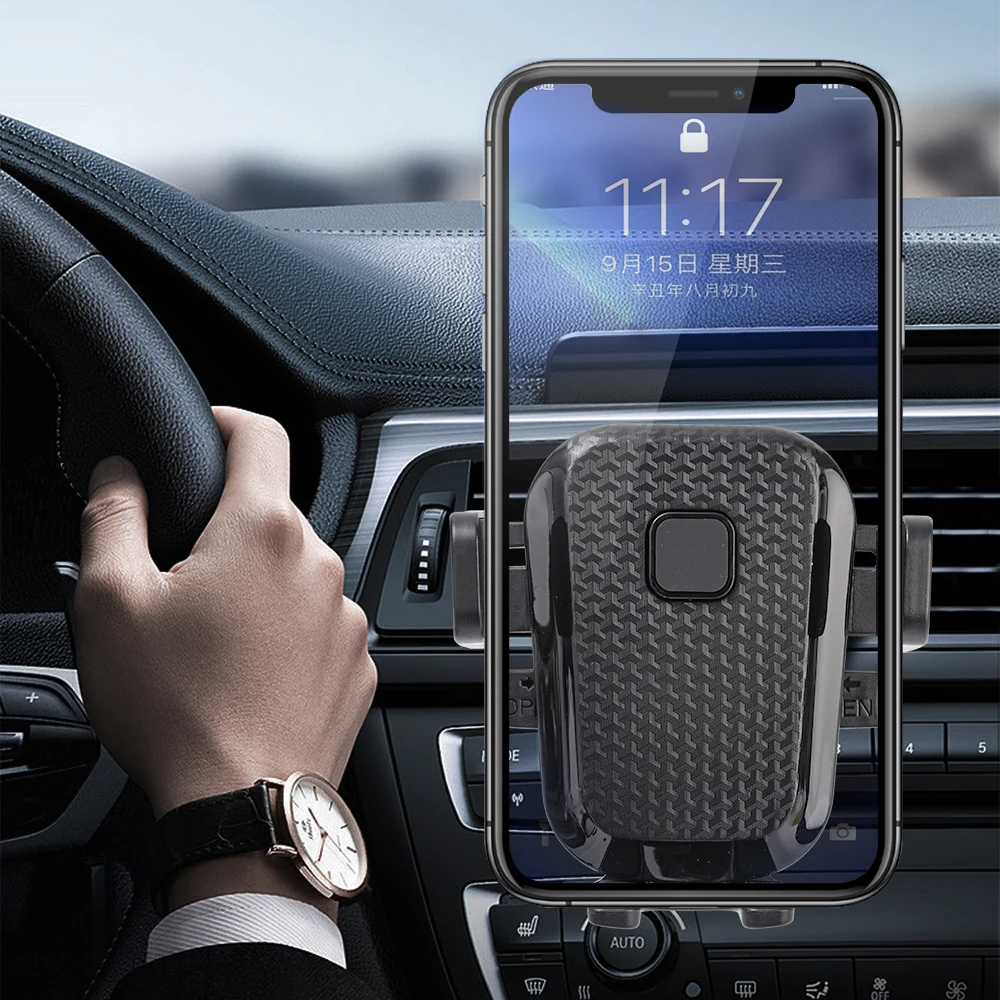 Universal Gravity Car Navigation Anti Shaking Air Vent Cell Phone Holder 360° - £12.58 GBP