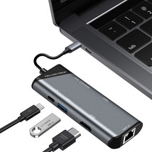 Yellow-Price 7-In-1 Usb-C Multiport Adapter For Macbook Pro/Air 13&quot; M2 Chip 2022 - £78.29 GBP