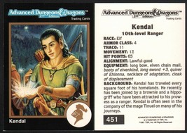 1991 TSR AD&amp;D Gold Border Fantasy RPG Art Card #451 Dungeons &amp; Dragons ~ Ranger - $6.92