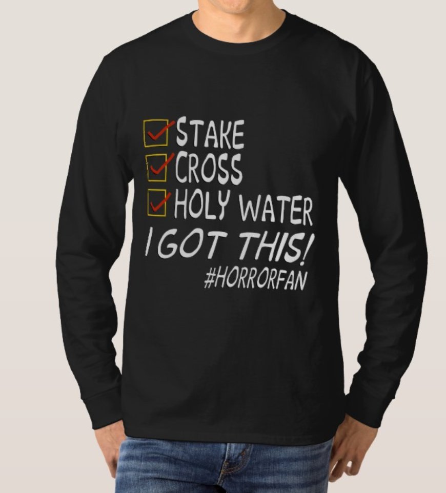 Stake Cross Holy Water I Got This Long Sleeve Shirt - Black - Men's