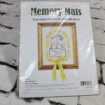 Welcome To The World  Memory Mats Counted Cross Stitch Kit New - $14.84