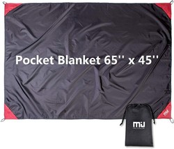 Waterproof Picnic Beach Blanket,65&quot;x 45&quot;,Water&amp;Sand Resistant,Quick Dry,Foldable - £17.87 GBP