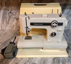 Kenmore Sears Model 148.15210 Sewing Machine W Case &amp; Foot Pedal-RARE VI... - $583.98