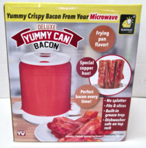 New/Sealed Microwave Yummy Can Bacon Cooker AS-SEEN-ON-TV - Makes Crispy... - $300.64 MXN