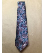 John Weitz Men’s Neck Tie Paisley Red Blue 57&quot; x 3&quot; Polyester  Made in USA - €6,79 EUR