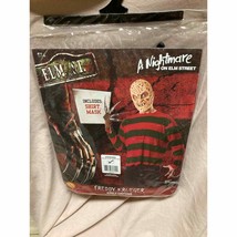 Rubies Freddy Krueger Nightmare on Elm Street Adult Costume-L-Shirt &amp; Mask-New - £16.07 GBP