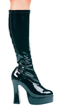 Ellie Shoes Women&#39;s Chacha Boot, Black Patent, 7 M US - £142.26 GBP