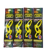 NEW Supreme Glow 3 Pack 8&quot; Glow in the Dark Bracelets Lot of 12 Yellow P... - $9.89
