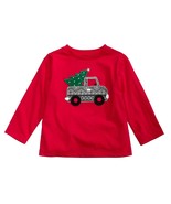 First Impressions Infant Boys Tree Truck Print Cotton T-shirt,Red,3-6 Mo... - £12.64 GBP