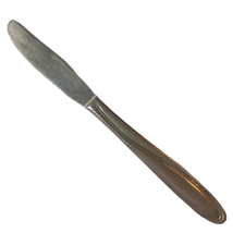 Montgomery Ward Dinner Knife Stainless Steel Glossy Japan Flatware Silve... - $7.87