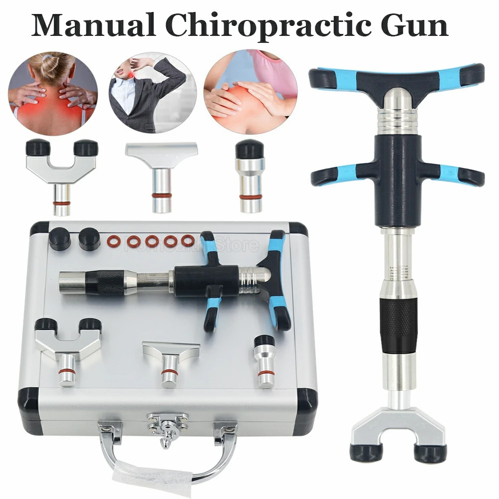 Chiropractic Adjusting Tool 10 Levels 3 Heads Manual Correction  300N Adjustable - $291.01