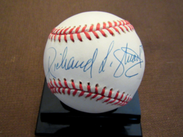 Richard Dick Stuart 1960 Wsc Pirates Mets Signed Auto Onl Baseball Jsa Beauty - £153.17 GBP