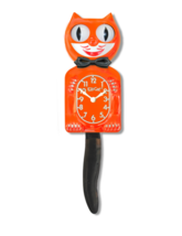 Festive Orange Kit-Cat Klock (15.5″ high) Clock - $92.95