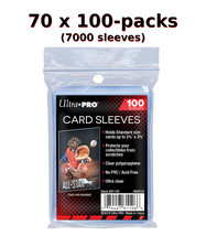 NEW Ultra Pro 7000 Count Clear Poly Penny Trading Card Case Sleeves Sports 81126 - £58.81 GBP