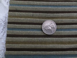 3995. Thin Pleated Striped Upholstery Fabric - 53-1/2&quot; X 3/4 Yd. + - £6.39 GBP