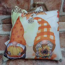 Mini Gnome Pillow HANGING Thanksgiving Fall Decor Gnomes Decoration Home Sweet - £7.13 GBP