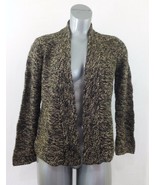 Anne Klein Women&#39;s Large Acrylic Brown Long Sleeve Open Front Cardigan S... - $7.92