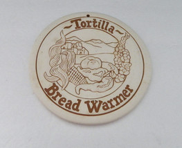 Tortilla Bread Warmer Trivet by Lyn Ulic 1990 Made in USA Fruit  Adobe H... - £10.11 GBP