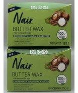 2 Pack Nair Butter Wax Hair Removal Unscented 150 g New &amp; Sealed - £12.08 GBP