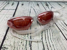 Unisex Adult and Youth Swim Goggles and Case Red - £18.56 GBP